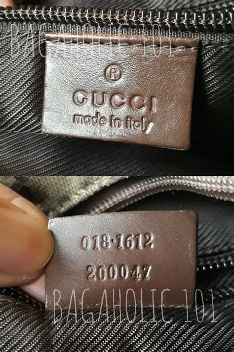 gucci belt number check|how to authenticate gucci bag.